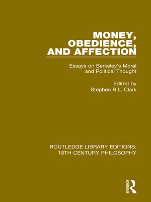cover image of Money, Obedience, and Affection